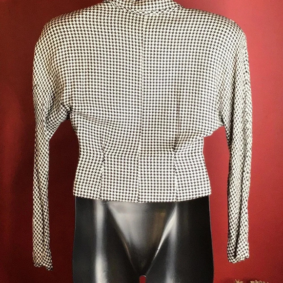 CRISTY GIRL NY HOUNDSTOOTH JACKET SIZE 6 - Picture 4 of 4